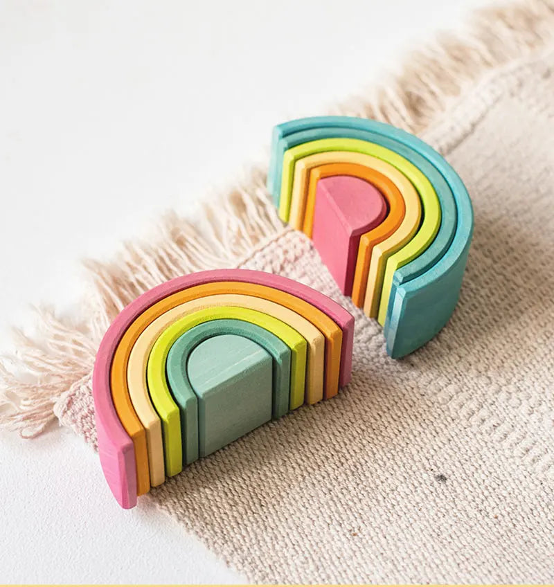 Mini Rainbow Stacking