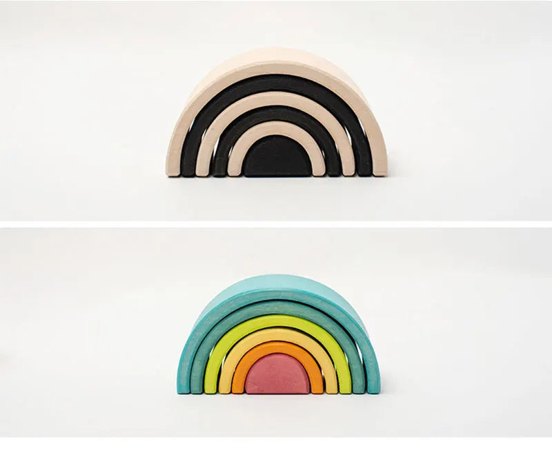 Mini Rainbow Stacking