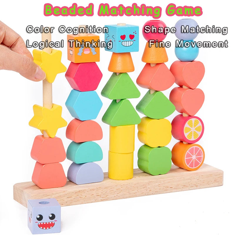 Wooden Montessori Beads Toys