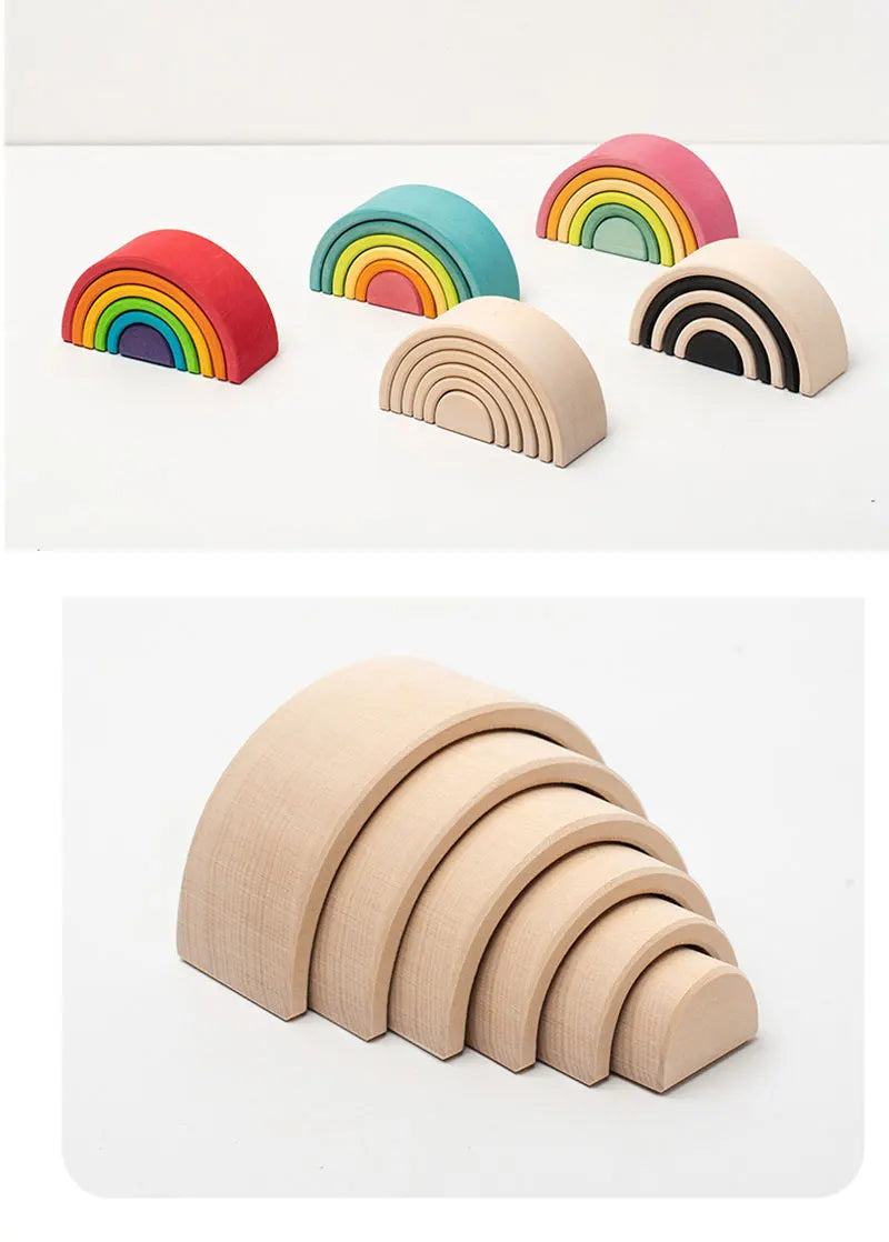 Mini Rainbow Stacking