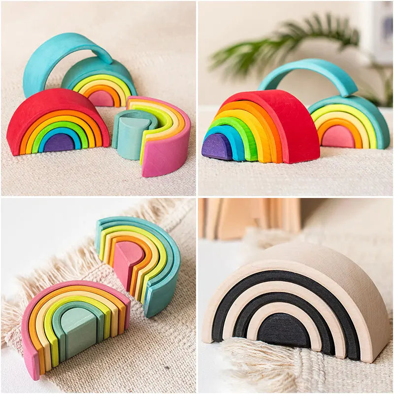 Mini Rainbow Stacking