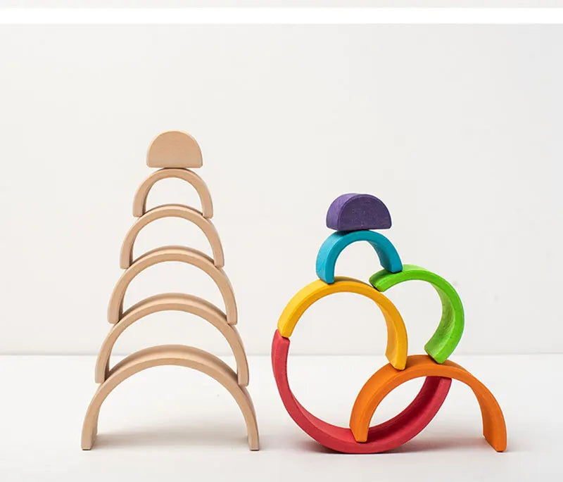 Mini Rainbow Stacking