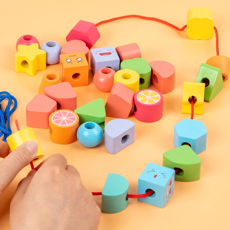 Wooden Montessori Beads Toys