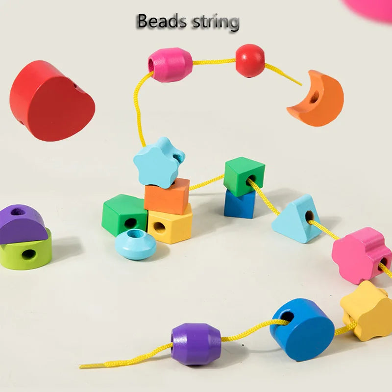 Wooden Montessori Beads Toys