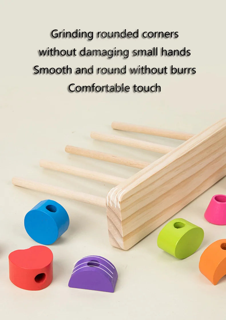 Wooden Montessori Beads Toys