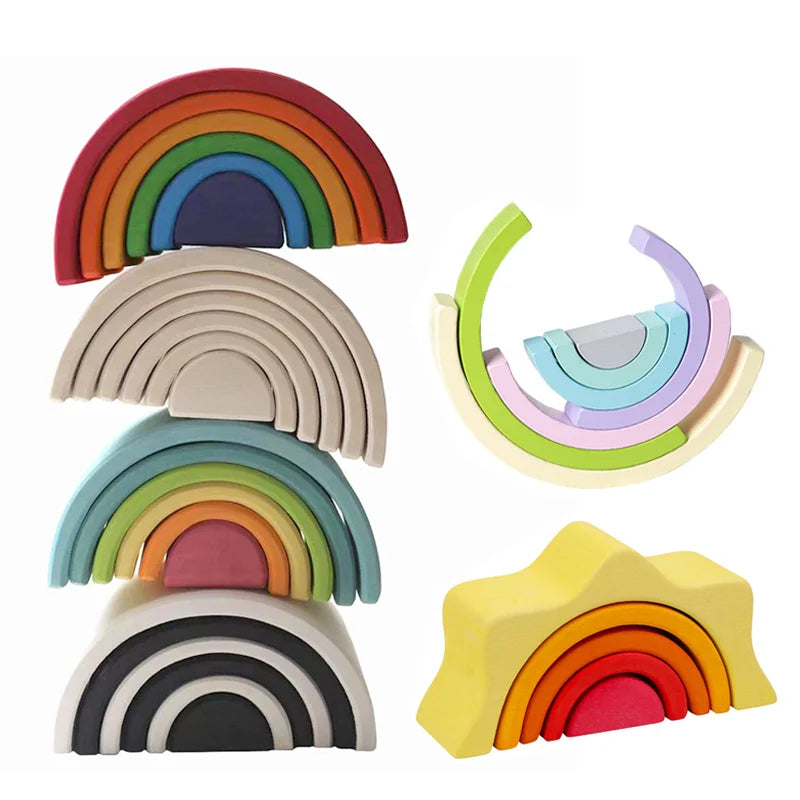 Mini Rainbow Stacking