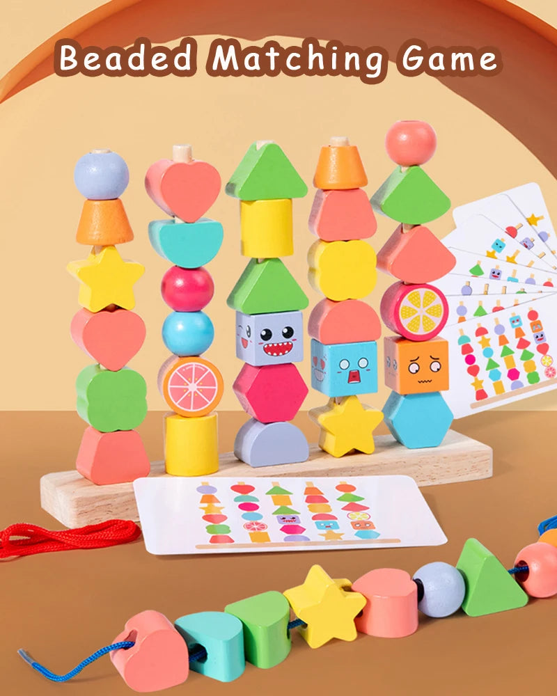 Wooden Montessori Beads Toys