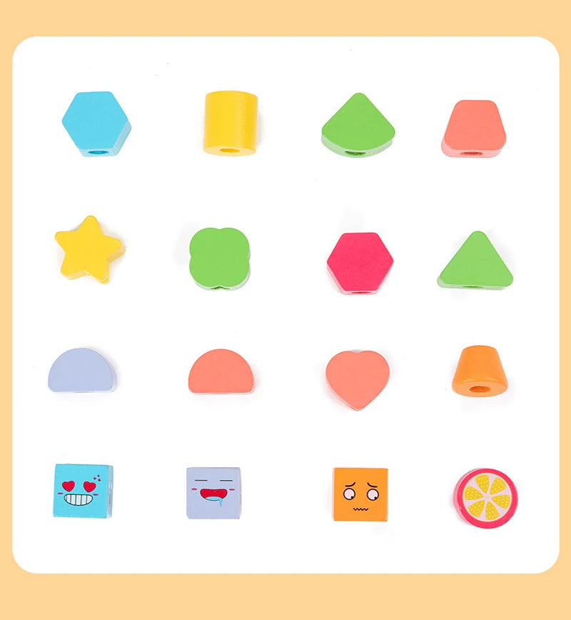 Wooden Montessori Beads Toys