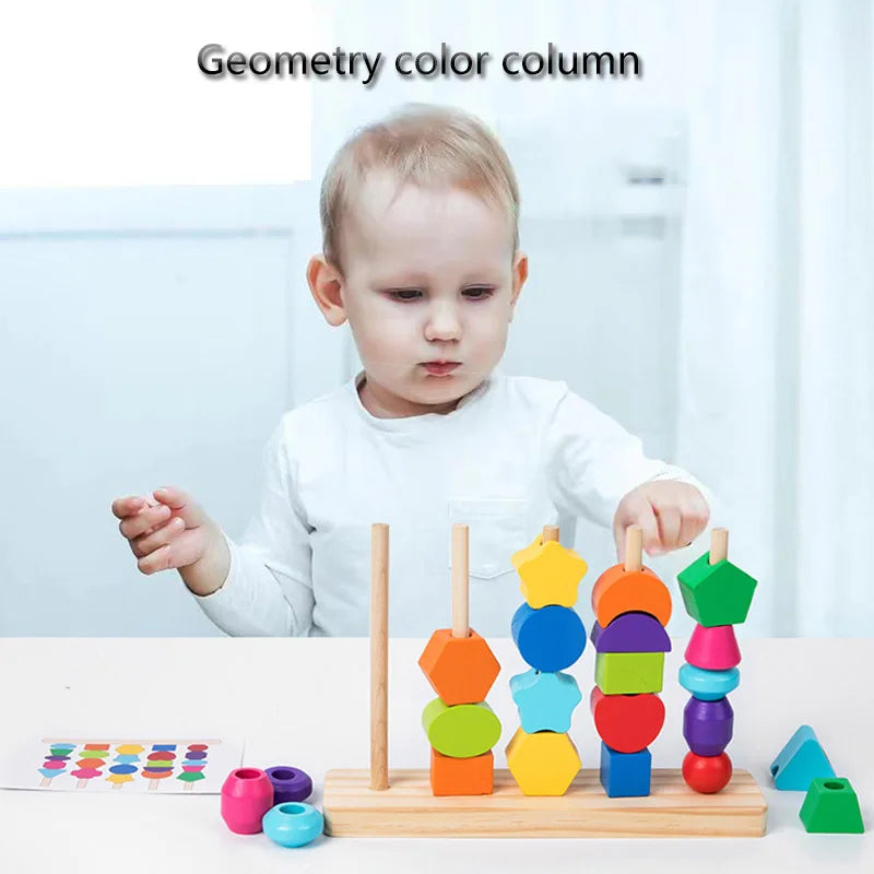 Wooden Montessori Beads Toys