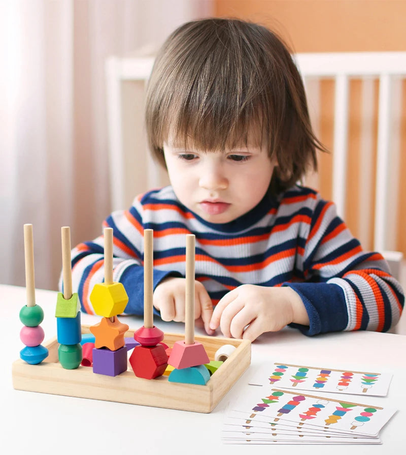 Wooden Montessori Beads Toys
