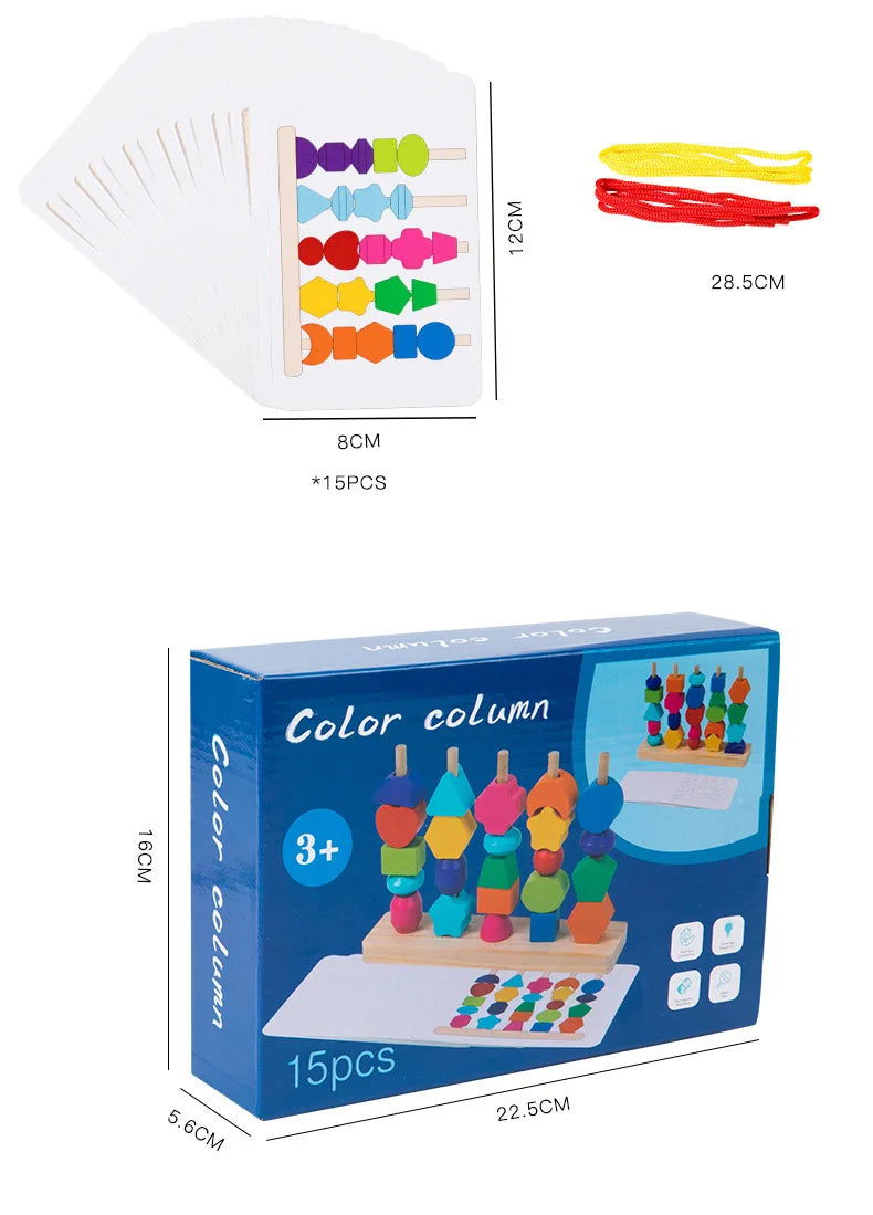 Wooden Montessori Beads Toys