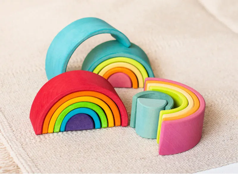 Mini Rainbow Stacking