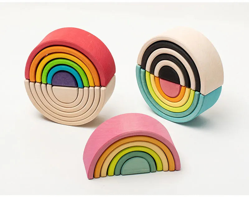 Mini Rainbow Stacking