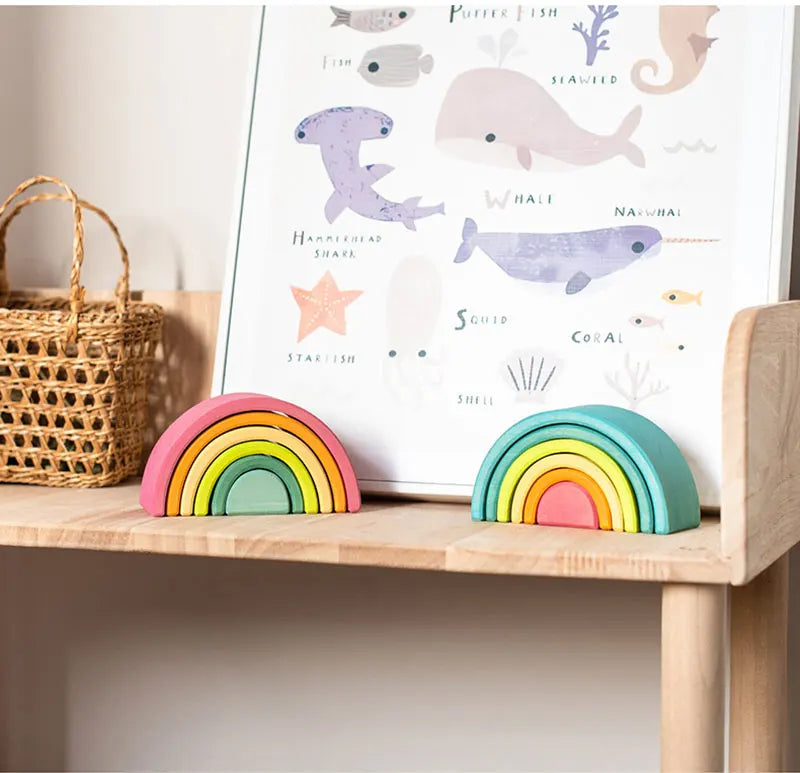 Mini Rainbow Stacking