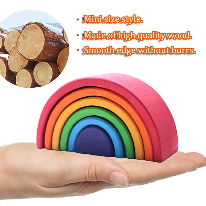 Mini Rainbow Stacking