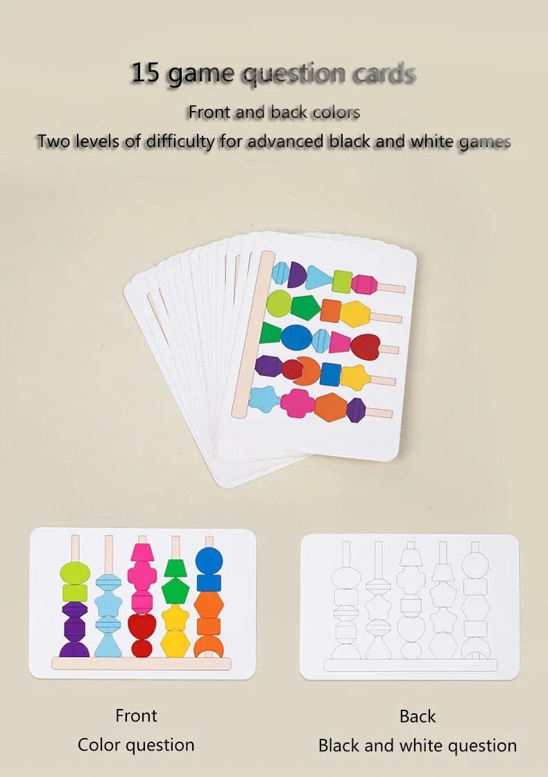 Wooden Montessori Beads Toys