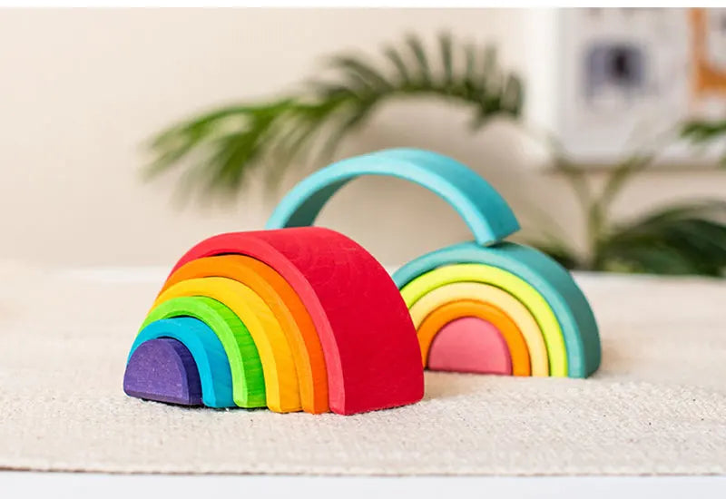 Mini Rainbow Stacking