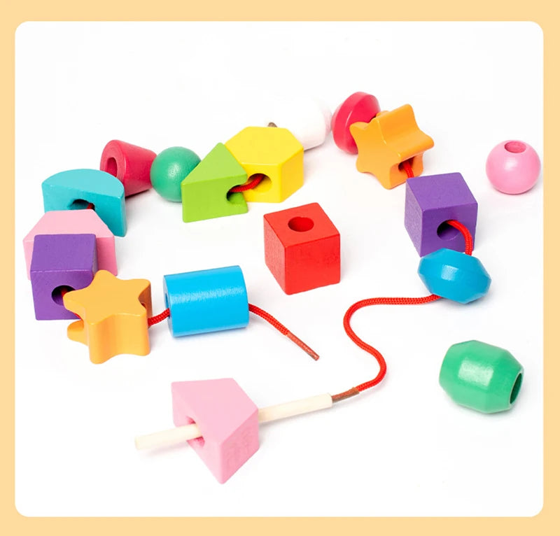 Wooden Montessori Beads Toys