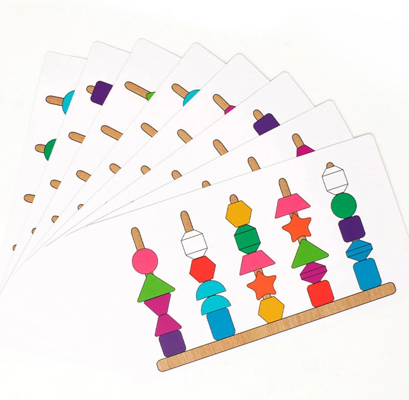 Wooden Montessori Beads Toys