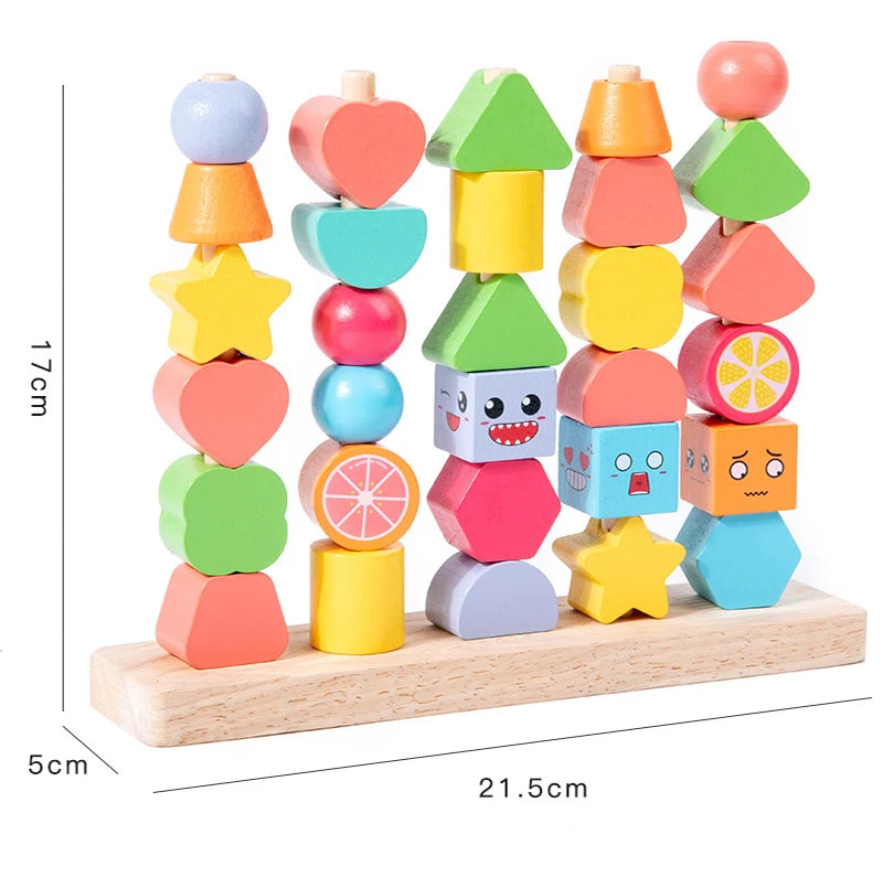 Wooden Montessori Beads Toys