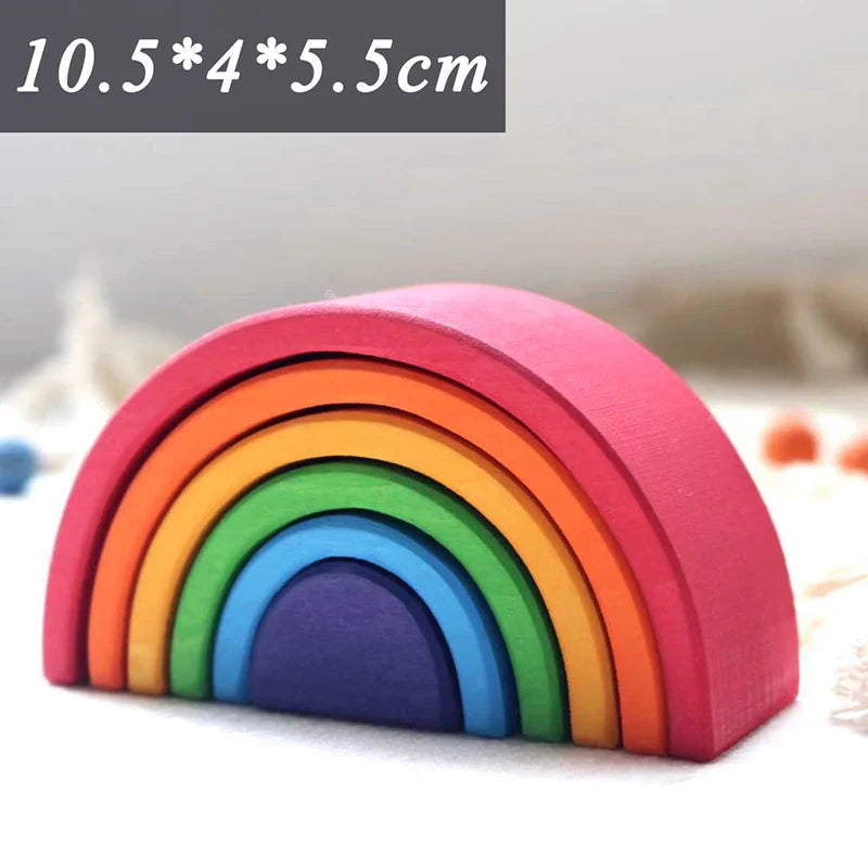 Mini Rainbow Stacking