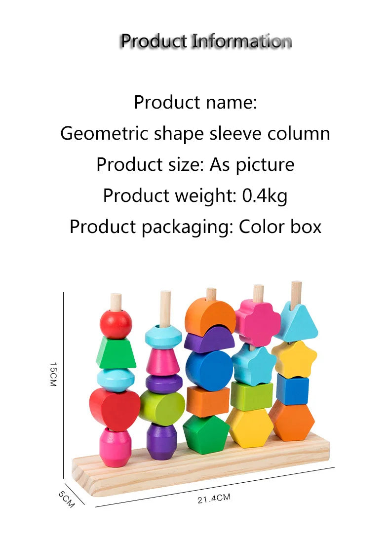 Wooden Montessori Beads Toys