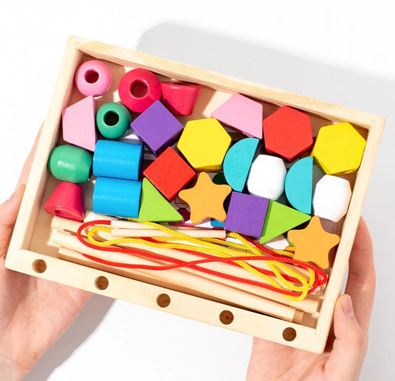 Wooden Montessori Beads Toys
