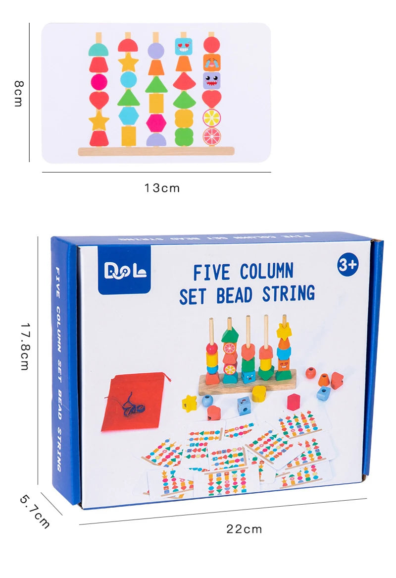 Wooden Montessori Beads Toys