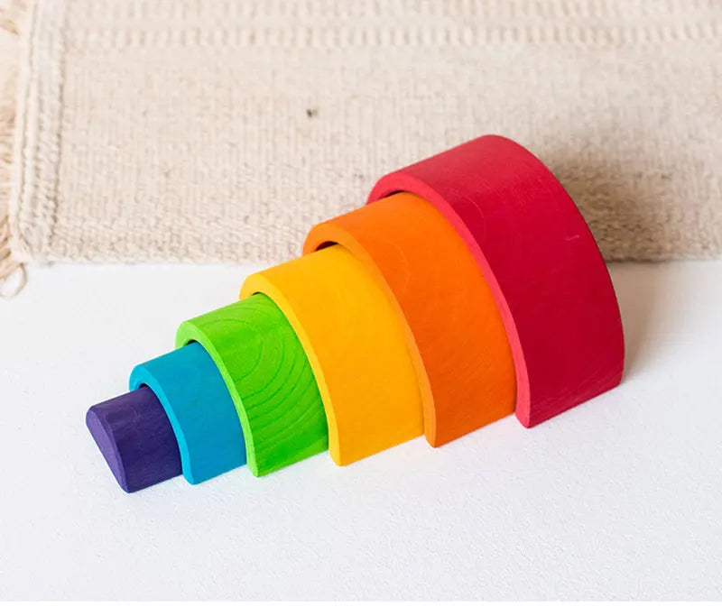 Mini Rainbow Stacking