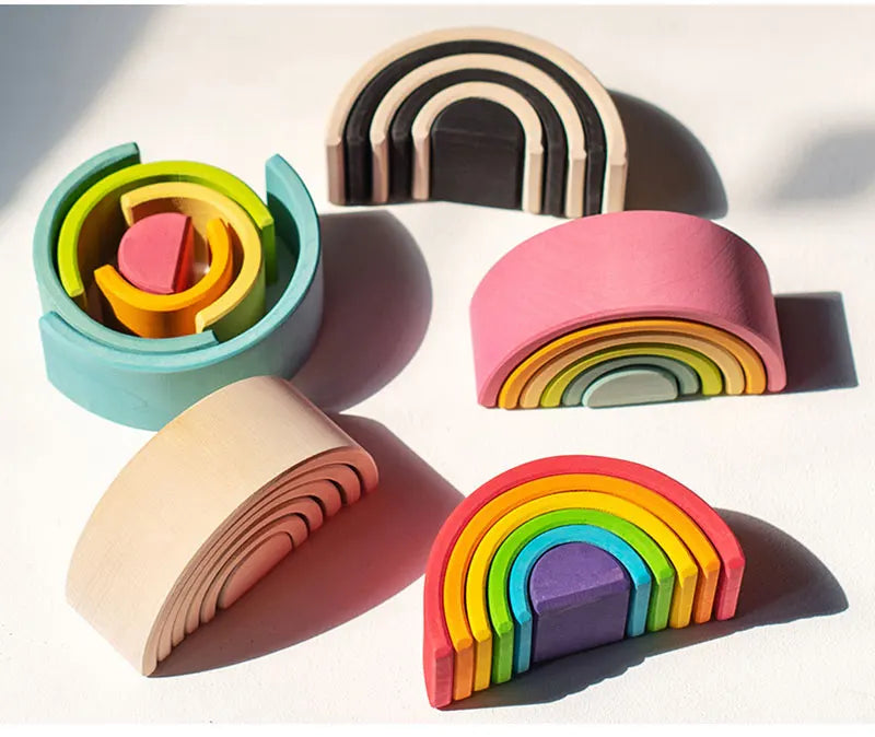 Mini Rainbow Stacking