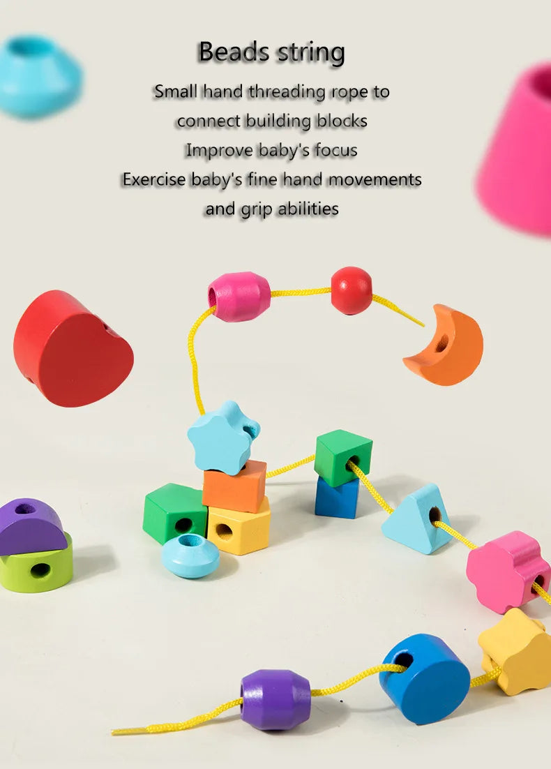 Wooden Montessori Beads Toys